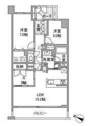 ワコーレ神戸本山ガーデンズの物件間取画像